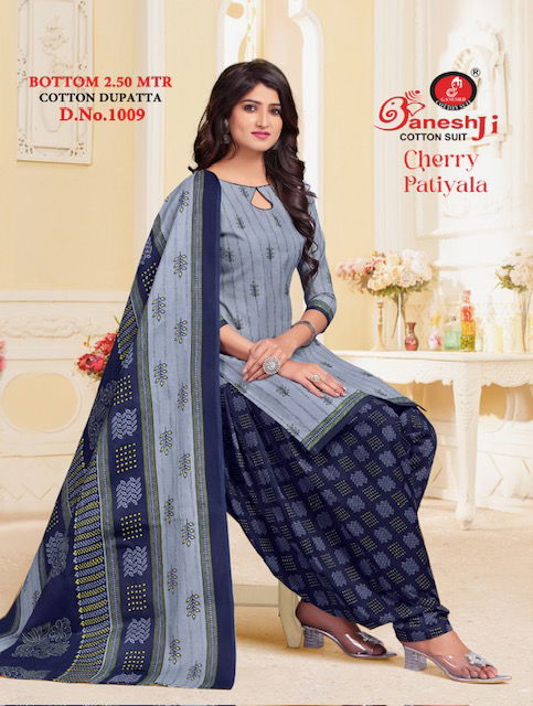 Cherry Patiyala Vol 4 By Ganeshji Indo Cotton Dress Material Wholesale Market In Surat